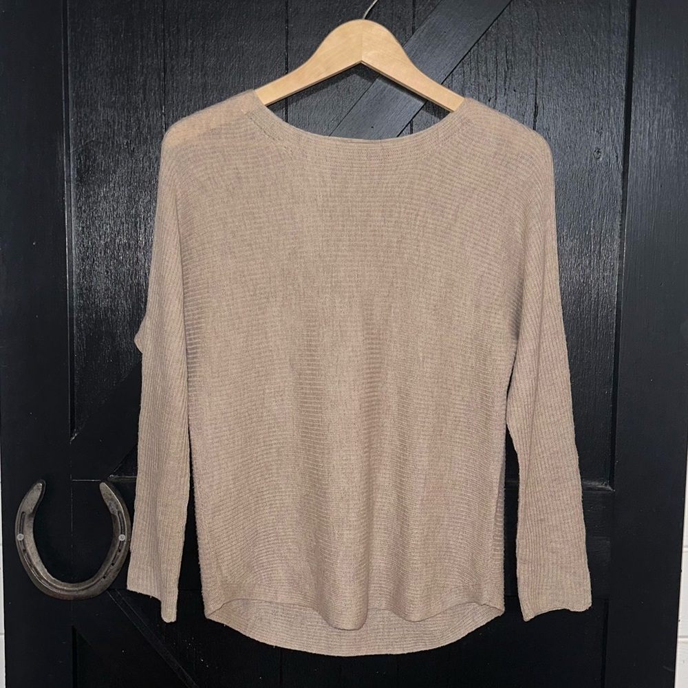 Vince Cashmere Wool Blend Lightweight Slouchy Knit Sweater Size S